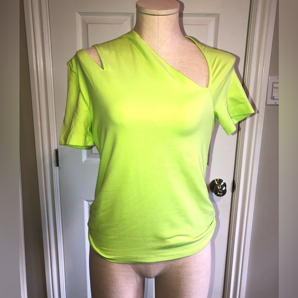 Helmut Lang cutout shortsleeved top